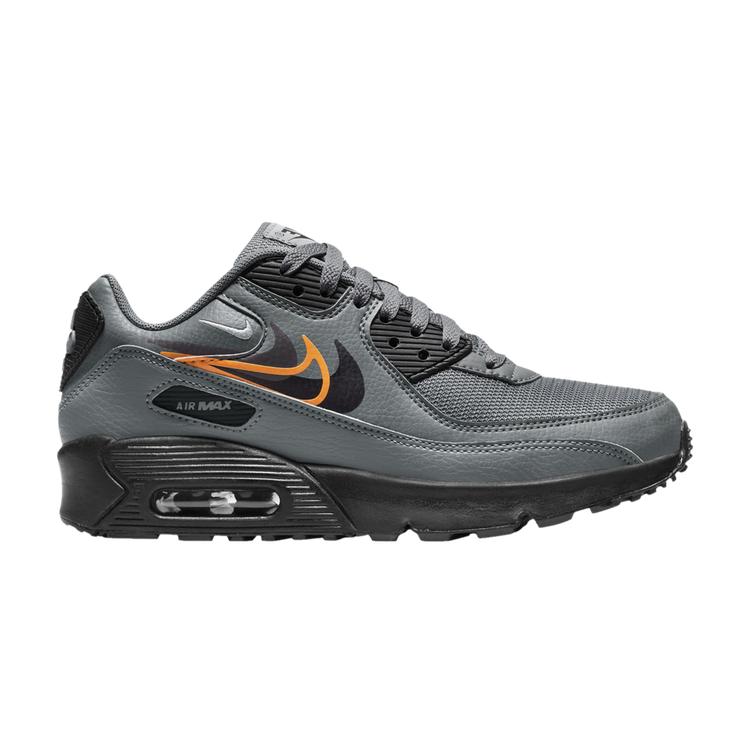 Air Max 90 Next Nature GS 'Multi-Swoosh - Smoke Grey Mandarin'